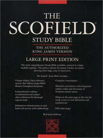 Old Scofieldï¿½ Study Bible, KJV, Large Print Edition  Large Type  9780195272567 Front Cover
