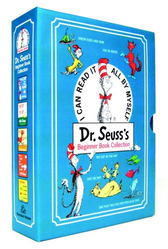 Dr. Seuss's Beginner Book Boxed Set Collection The Cat in the Hat; One Fish Two Fish Red Fish Blue Fish; Green Eggs and Ham; Hop on Pop; Fox in Socks N/A 9780375851568 Front Cover