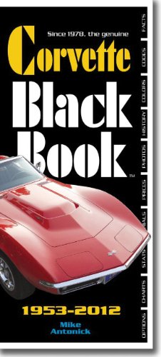 Corvette Black Book 1953-2012   2011 9780933534568 Front Cover