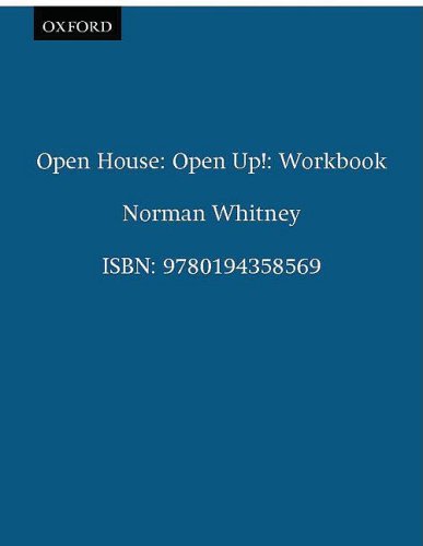 Open House Open Up!: Workbook  1998 (Workbook) 9780194358569 Front Cover