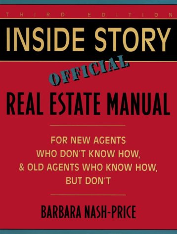 Inside Story Official Real Estate Manual 3rd 1998 9780324140569 Front Cover