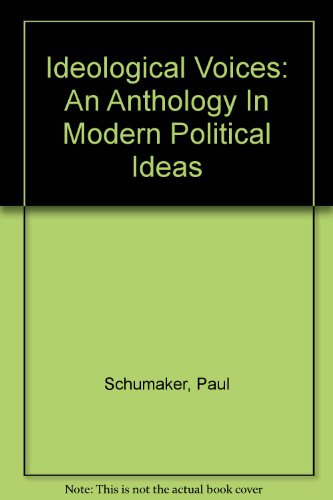 Ideological Voices An Anthology in Modern Political Ideas  1997 9780070344570 Front Cover
