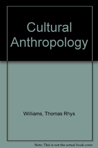 Cultural Anthropology  1990 9780131951570 Front Cover
