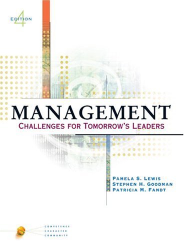 Management Challenges for Tomorrow's Leaders 4th 2004 9780324155570 Front Cover