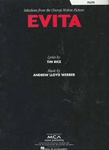 Evita (Selections) Alto Sax  1999 9780793579570 Front Cover