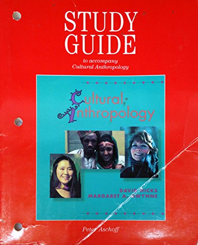 Cultural Anthroplogy : Study Guide  1997 9780065020571 Front Cover