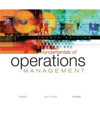Fundamentals of Operations Management with Student  4th 2003 (Revised) 9780072554571 Front Cover