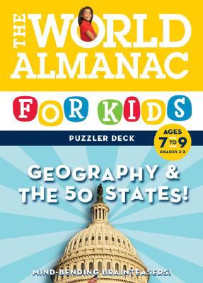 World Almanac for Kids Puzzler Deck Geography and the 50 States, Ages 7-9, Grades 2-3 N/A 9780811861571 Front Cover