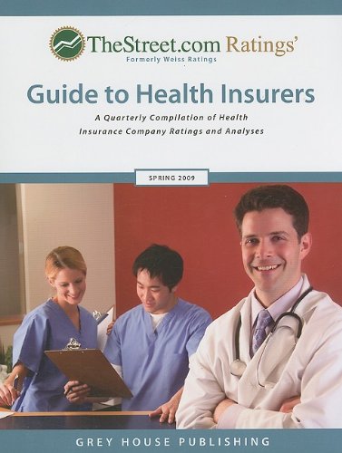 TheStreet. com Ratings Guide to Health Insurers : 2009  2009 9781592374571 Front Cover