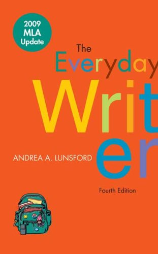 Everyday Writer 2009  4th (Revised) 9780312594572 Front Cover