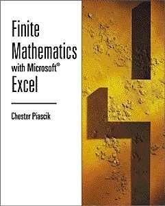 Finite Mathematics with Microsoft Excel   2000 9780534370572 Front Cover