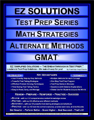 EZ Solutions: Test Prep Series: Set of Books: Math Section : GMAT (9 Books)  2011 9781605620572 Front Cover