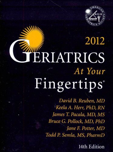 GERIATRICS AT YOUR FINGERTIPS  N/A 9781886775572 Front Cover