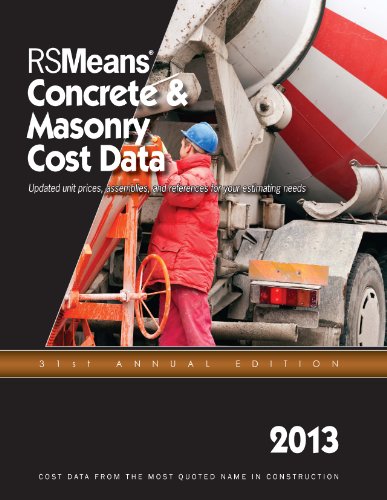 Concrete and Masonry Cost Data 2013:   2012 9781936335572 Front Cover