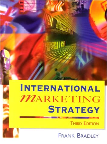 International Marketing Strategy  3rd 1999 9780130100573 Front Cover
