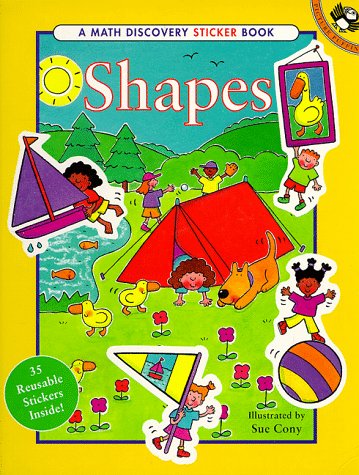 Shapes A Math Discovery Sticker Book N/A 9780140563573 Front Cover