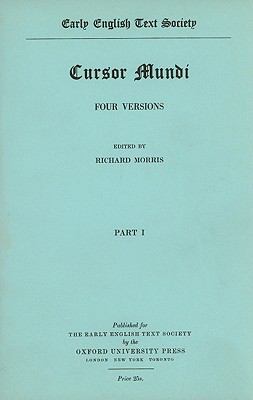 Cursor Mundi Vol. I. Text Ll. 1-4954 Reprint  9780197220573 Front Cover