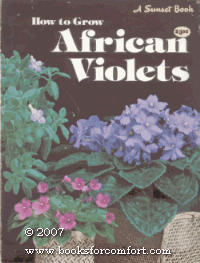 African Violets   1978 9780376030573 Front Cover