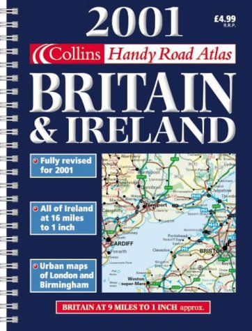 2001 Handy Road Atlas Britain and Ireland   2000 9780007107575 Front Cover