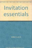 Invitation Essentials 2nd (Teachers Edition, Instructors Manual, etc.) 9780030103575 Front Cover