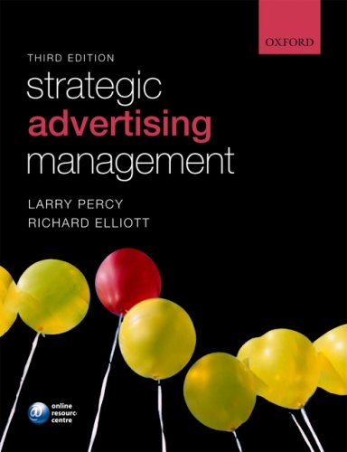 Strategic Advertising Management  3rd 2008 9780199532575 Front Cover