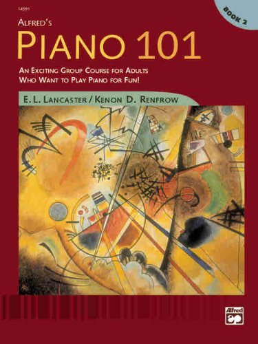 Alfred's Piano 101, Bk 2 An Exciting Group Course for Adults Who Want to Play Piano for Fun!, Comb Bound Book  1999 9780739002575 Front Cover