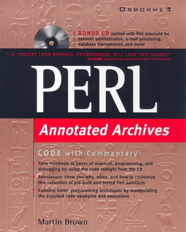 Perl : Annotated Archives  1999 9780078825576 Front Cover