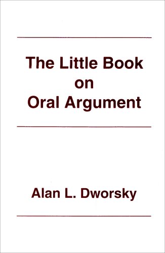 Little Book of Oral Argument 1st 9780837705576 Front Cover