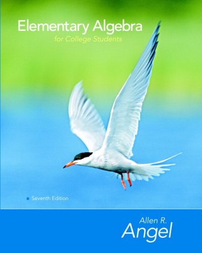 Elementary Algebra for College Students  7th 2007 9780131994577 Front Cover