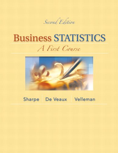 Business Statistics A First Course 2nd 2014 9780321946577 Front Cover