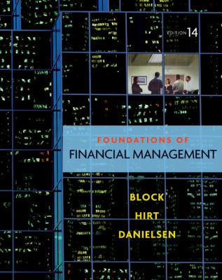 Foundations of Financial Management with Time Value of Money  14th 2011 9780077477578 Front Cover