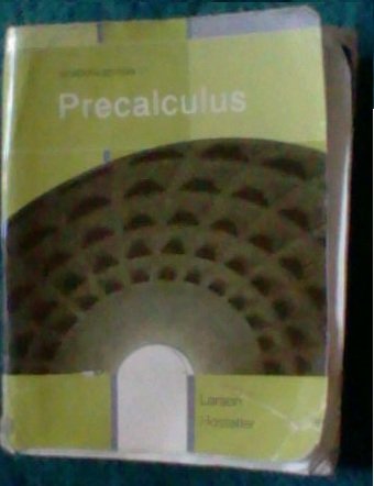 PRECALCULUS >CUSTOM< N/A 9780618771578 Front Cover