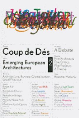 Coup de Des : Emerging European Architectures. Issue 2 N/A 9788492049578 Front Cover