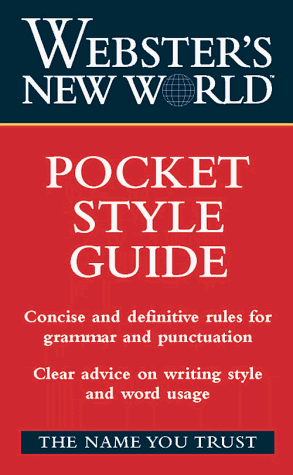 Pocket Style Guide  28th 1997 9780028621579 Front Cover