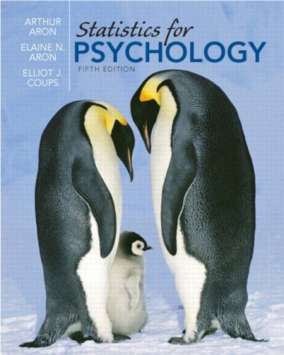 Statistics for Psychology  5th 2009 9780136010579 Front Cover