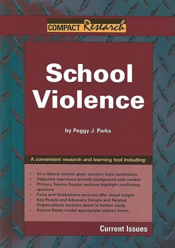 School Violence   2009 9781601520579 Front Cover