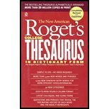New American Roget's College Thesaurus in Dictionary Form 3rd 2002 9780130452580 Front Cover