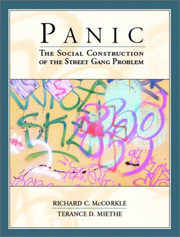 Panic The Social Construction of the Street Gang Problem  2002 9780130944580 Front Cover