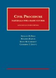 Civil Procedure, Materials for a Basic Course, Concise 11th  11th 2014 (Revised) 9781609302580 Front Cover