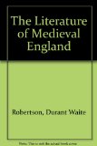 Literature of Medieval England  1970 9780070531581 Front Cover