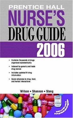 Prentice Hall Nurse's Drug Guide 2006   2006 9780131713581 Front Cover
