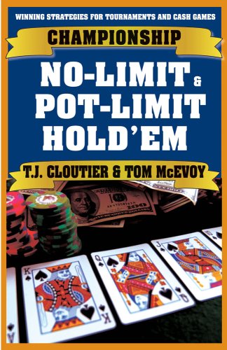 Championship No-Limit and Pot-Limit Hold'em  N/A 9781580422581 Front Cover