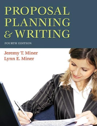 Proposal Planning and Writing, 4th Edition  4th 2008 9780313356582 Front Cover