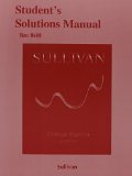 Student's Solutions Manual for College Algebra  10th 2016 9780321979582 Front Cover