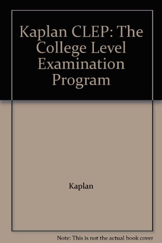 CLEP The College Level Examination Program  2005 9780743262583 Front Cover