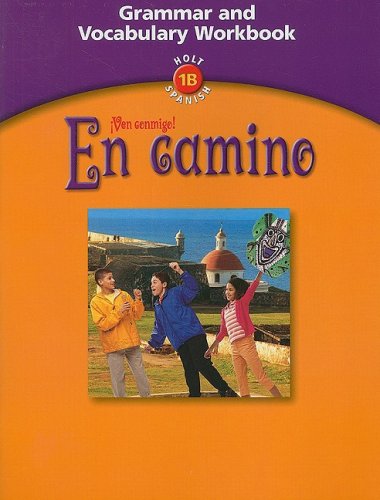 En Camino Grammar and Vocabulary Workbook 3rd 9780030659584 Front Cover