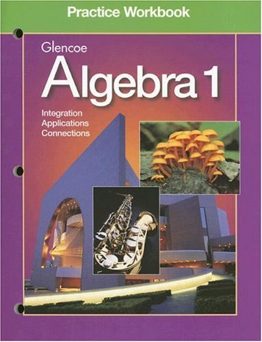 Algebra 1 Practice Workbook Workbook  9780028248585 Front Cover