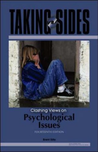 Taking Sides Clashing Views on Psychological Issues 14th 2006 (Revised) 9780073545585 Front Cover