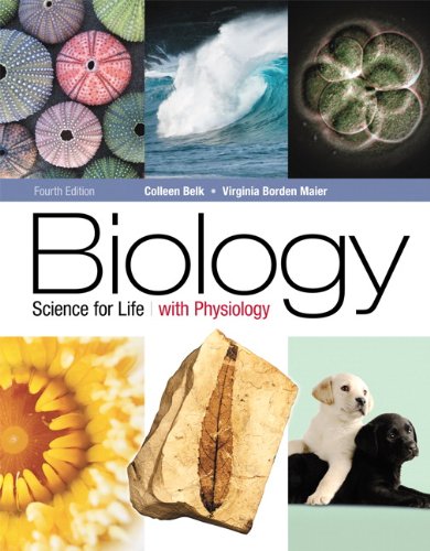 Biology Science for Life with Physiology 4th 2013 (Revised) 9780321767585 Front Cover