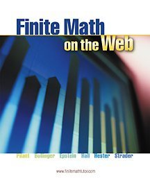 Finite Math on the Web   2002 (Workbook) 9780534365585 Front Cover